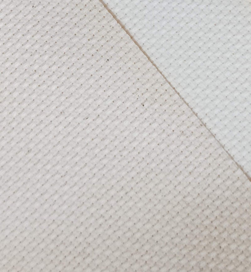 KCS 19" x 28" 14CT Counted Cotton Aida Cloth Cross Stitch Fabric (Natural-Ecru) - Image 3
